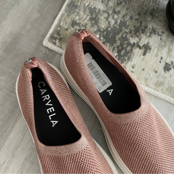 Carvela Campaign Stretch Pink Slip-On Sneakers - Picture 8 of 9